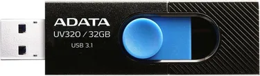 32Gb AData UV320 AUV320-32G-RBKBL, USB3.2, Black/Blue