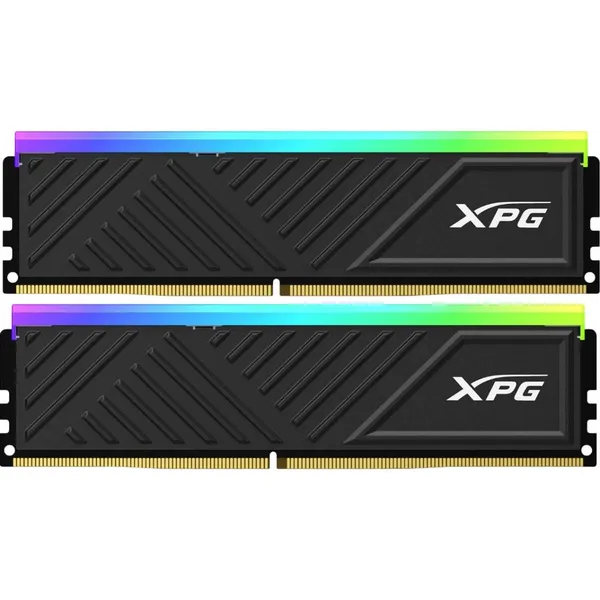 Оперативная память 32Gb AData XPG Spectrix D35G RGB Black AX4U320016G16A-DTBKD35G, DDR IV, PC-25600, 3200MHz, kit 2x16Gb