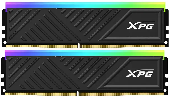 Оперативная память 16Gb AData XPG Spectrix D35 RGB Black AX4U32008G16A-DTBKD35G, DDR IV, PC-25600, 3200MHz, kit 2x8Gb