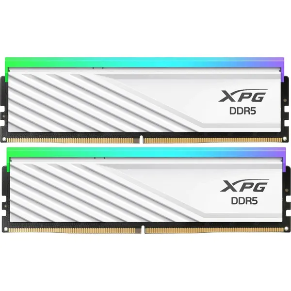 Оперативная память 32Gb AData XPG Lancer Blade White AX5U5600C4616G-DTLABRWH, DDR V, PC-44800, 5600MHz, kit 2x16Gb