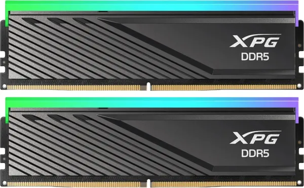 Оперативная память 16Gb AData XPG Lancer Blade Black RGB AX5U5600C468G-DTLABRBK, DDR V, PC-44800, 5600MHz, kit 2x8Gb