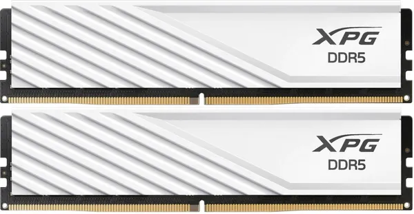Оперативная память 32Gb AData XPG Lancer Blade White AX5U6000C2816G-DTLABWH, DDR V, PC-48000, 6000MHz, kit 2x16Gb