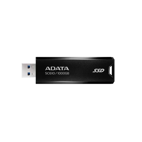 Внешний SSD 1Tb AData SC610 SC610-1000G-CBK/RD, USB3.2, Black/Red