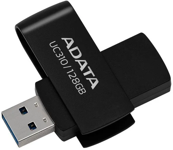 128Gb AData UC310 UC310-128G-RBK, USB3.2, Black