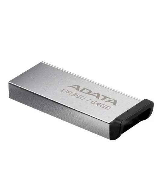 64Gb AData UR350 UR350-64G-RSR/BK, USB3.2, серебристый/черный