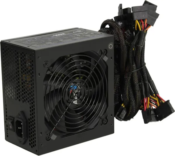 Блок питания 500Вт, AeroCool KCAS Plus 500W, ATX