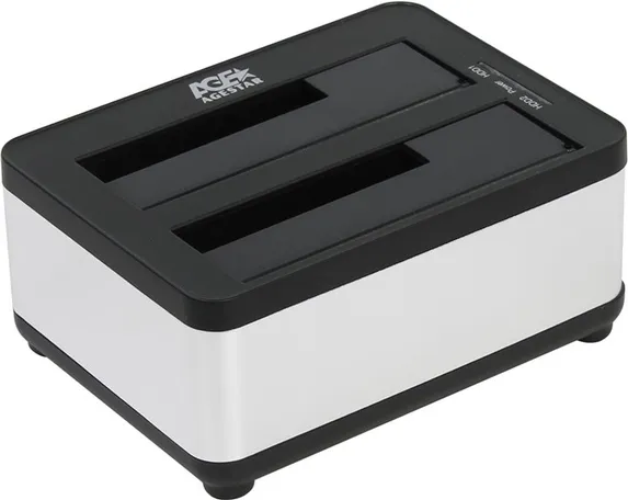 Док-станция для HDD AGEStar 3UBT8, SATA III - USB3.0, серебро