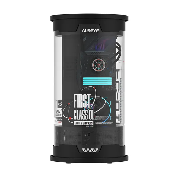Корпус Alseye FC01-Pro-B Black (AS.07.0341), без БП, mATX