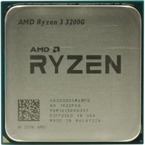 Процессор AMD Ryzen 3 3200G, 3.6GHz, AM4, 4 cores, SVGA, OEM