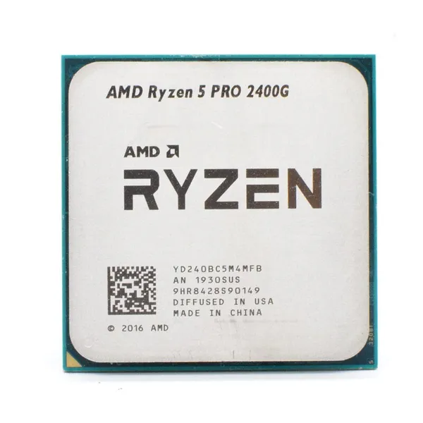 Процессор AMD Ryzen 5 PRO 2400G, 3.6GHz, AM4, 4 cores, SVGA