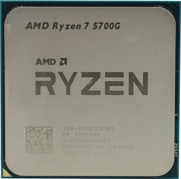 Процессор AMD Ryzen 7 5700G, 3.8GHz, AM4, 8 cores, SVGA, OEM