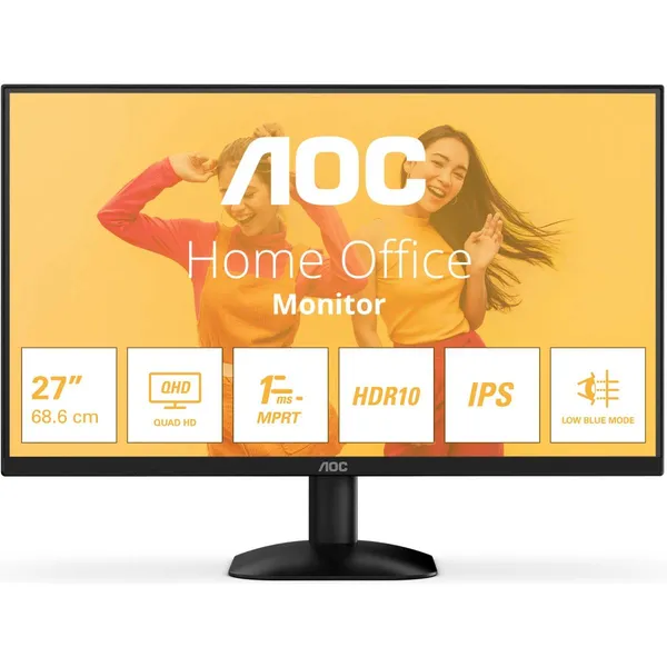 Монитор 27" AOC Q27B35E, 2560x1440, IPS, 75Hz (HDMI, DP)