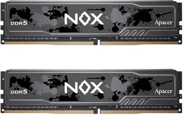 Оперативная память 32Gb Apacer NOX AH5U32G56C522MBAA-2, DDR V, PC-44800, 5600MHz, kit 2x16Gb