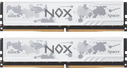 Оперативная память 32Gb Apacer NOX AH5U32G60C622MWAA-2, DDR V, PC-48000, 6000MHz, kit 2x16Gb