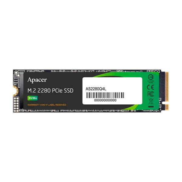 1Tb SSD Apacer AS2280Q4L AP1TBAS2280Q4L-1, (3600/3000), NVMe M.2