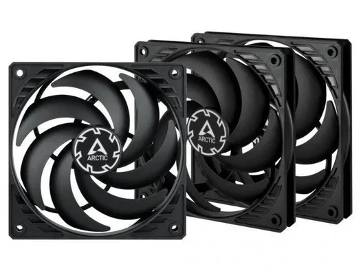 Вентилятор 12x12см Arctic Cooling P12 Slim PWM PST (ACFAN00275A), 3шт