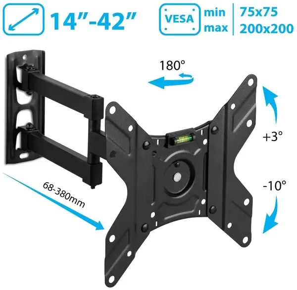 Кронштейн Arm Media LCD-205, черный (90422)