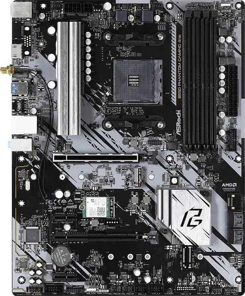 Материнская плата ASRock B550 Phantom Gaming 4/ac, AM4, (HDMI), 4xDDR IV, ATX
