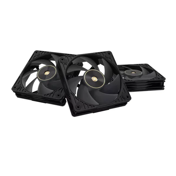 Вентилятор 12x12см ASUS PROART PF120 FAN PWM BLACK 90DA00M0-B09020, 3шт