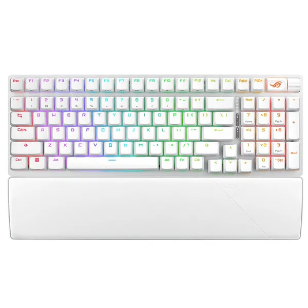 Клавиатура Asus X901 STRIX SCOPE II 96 WL, белый (90MP037A-BKRA30)