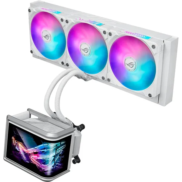 Жидкостное охлаждение ASUS ROG RYUO IV SLC 360 ARGB White (90RC0152-B0EAY0) (LGA1700 Ready)