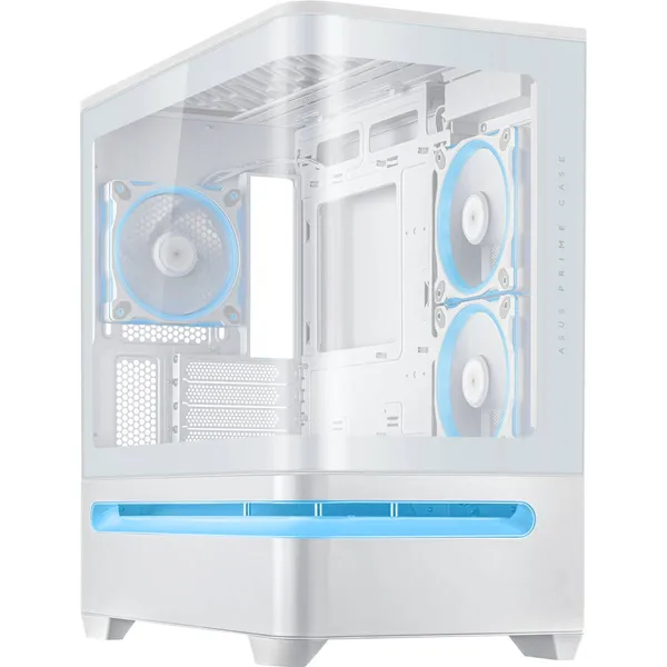 Корпус Asus Prime AP202 TG White 90DC00P3-B19000, без БП, mATX