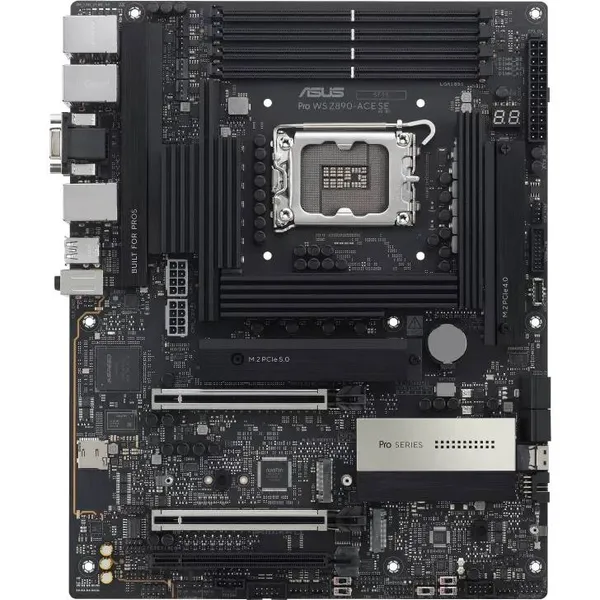 Материнская плата ASUS PRO WS Z890-ACE SE, LGA1851, (HDMI), 4xDDR V, ATX