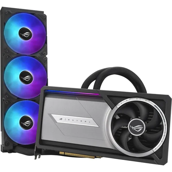 Видеокарта GeForce RTX 5090, 32Gb GDDR7 512bit, ASUS RTX 5090 ROG Astral LC OC ROG-ASTRAL-LC-RTX5090-O32G-GAMING, RTL
