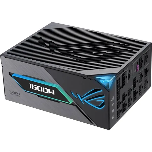 Блок питания 1600Вт, Asus ROG-THOR-1600T3-GAMING, 80 Plus Titanium, APFC, ATX