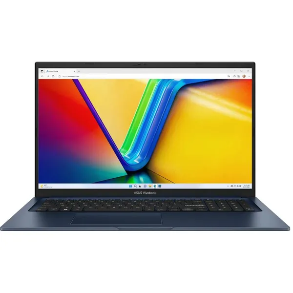 Ноутбук Asus Vivobook 17 X1704VA-AU1108 17.3" IPS, Core 7 150U/ 16Gb/ 512SSD/ Blue (90NB13X2-M00MU0)