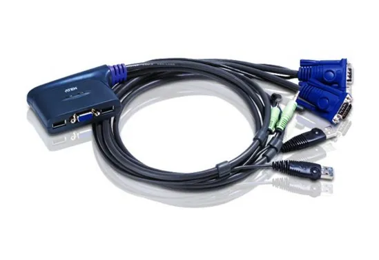 Переключатель ATEN CS-62U-AT, 2 port KVM
