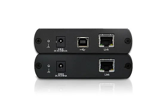 USB (B) - RJ45 - 4xUSB (AF), Aten UEH4002, USB Extender, до 100м