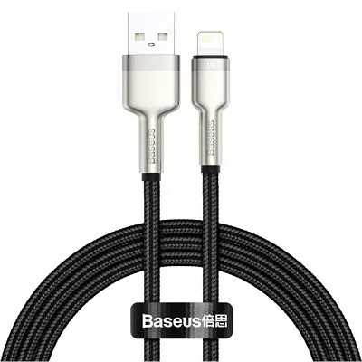 Кабель Lightning (M) - USB2.0 (M), 1м, Baseus CALJK-A01, черный