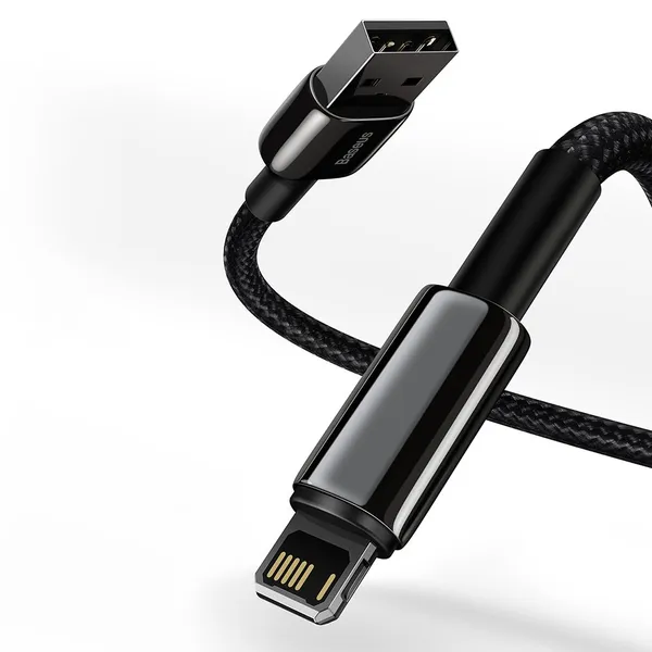 Кабель Lightning (M) - USB2.0 (M), 1м, Baseus CALWJ-01, Black