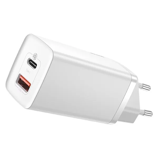 Сетевое зарядное устройство Baseus CCGAN2L-B02, белый