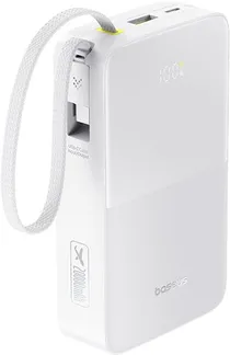 Внешний аккумулятор 20000мАч Baseus PPBD2-1W20 E0027700, белый
