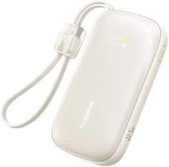 Внешний аккумулятор 20000 мАч Baseus EnerFill FC21 Qpow 3 Ultra PPFLS-2022 E0027M01, бежевый