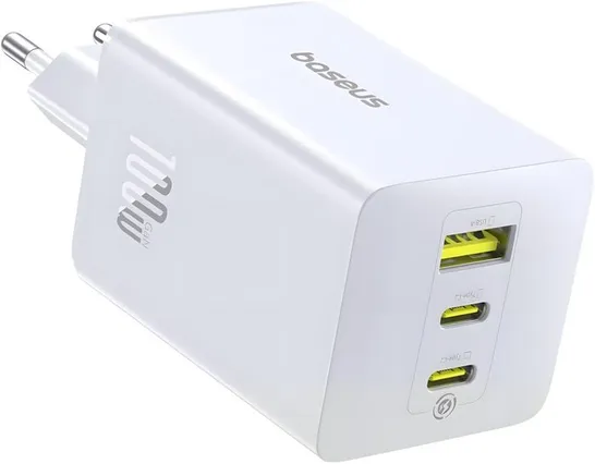 СЗУ Baseus EnerFill FE22 100W E0123801, белый, USB + 2xUSB Type-C