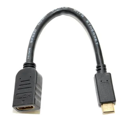 Кабель - переходник HDMI(F) -> miniHDMI(M), 5bites BC-HDC2A1