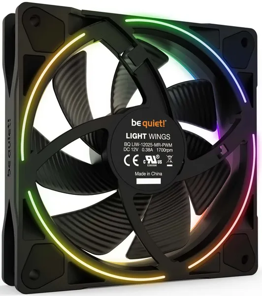Вентилятор 12x12см be quiet! BL072 Light Wings 120mm PWM