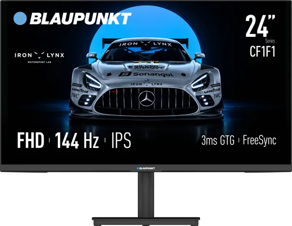 Монитор 24" Blaupunkt 24CF1F1, 1920x1080, IPS, 144Hz (VGA, HDMI)