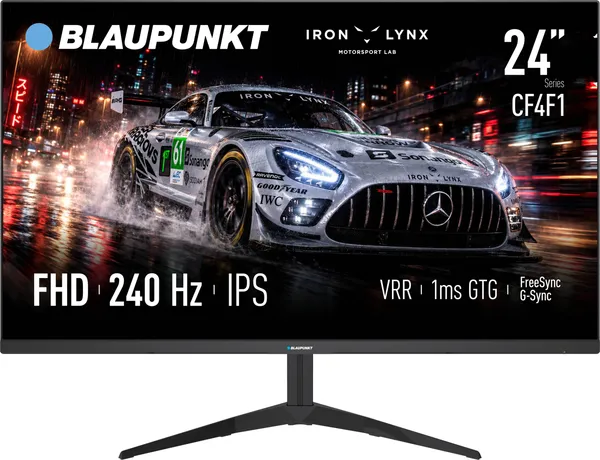 Монитор 24" Blaupunkt 24CF4F1, 1920x1080, IPS, 240Hz (2xHDMI, DP)