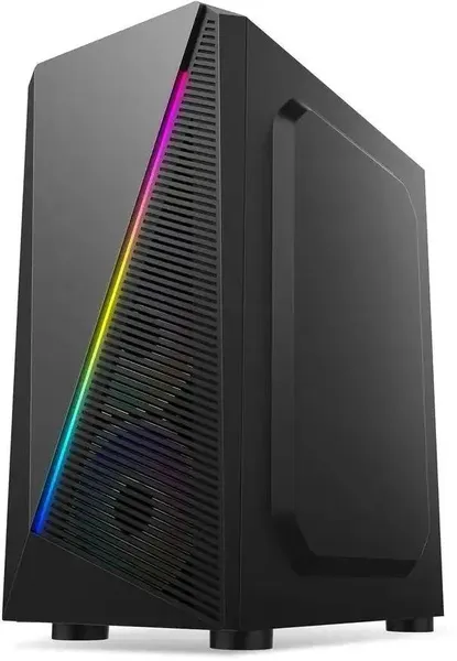 Корпус Bloody BD-CC102F Black (BD-CC102F-BK), без БП, mATX