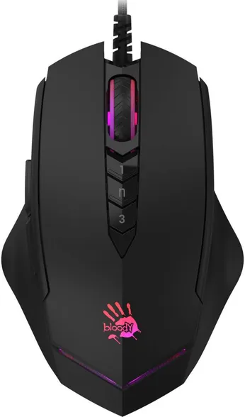 Мышь A4Tech Bloody V8M Max, USB, черный