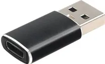 Кабель адаптер USB3.2 Type-C (F) - USB3.2 (M) Cablexpert A-USB3.1-AMCF, 0.1м, черный