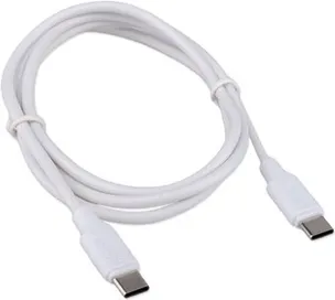 Кабель USB Type-C - USB Type-C, 1м, Cablexpert CC-USB2-CMCM-60-1M-W, белый