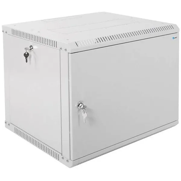 Шкаф коммутационный ЦМО ШРН-ЭКОНОМ (ШРН-Э-9.650.1) настенный 9U 600x650мм пер.дв.стал.лист 65кг серый 600мм 20.3кг 180град. 480мм ШРН-Э-9.650.1