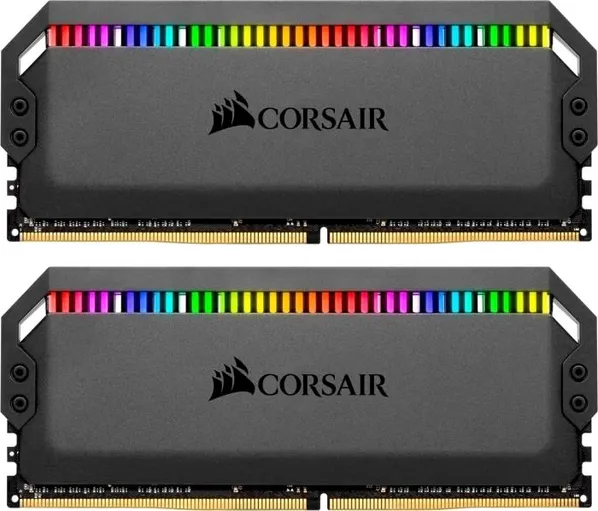 Оперативная память 16Gb Corsair Dominator Platinum RGB Black CMT16GX4M2C3600C18, DDR IV, PC-28800, 3600MHz, kit 2x8Gb