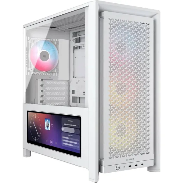 Корпус Corsair Frame 4000D LCD RS ARGB White (CC-9011327-WW), без БП, E-ATX