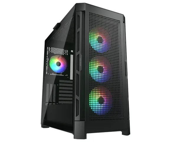 Корпус Cougar Airface Pro RGB Black CGR-5AD1B-AIR-RGB (385AD10.0003), без БП, E-ATX